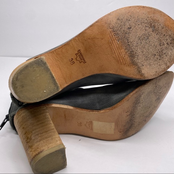 Free people golden road leather open toe bootie - Picture 7 of 7